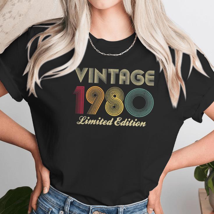 1980 41St Birthday Gift Vintage Limited Edition Men Women Women T-Shirt Gifts for Women