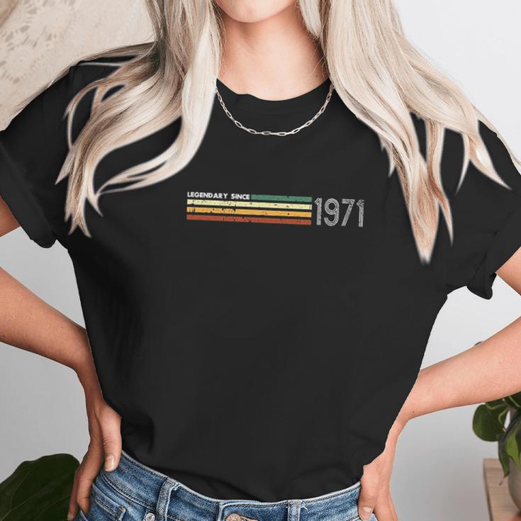 50Th Birthday 1971 Vintage Retro Throwback Gift Idea Women T-Shirt Gifts for Women