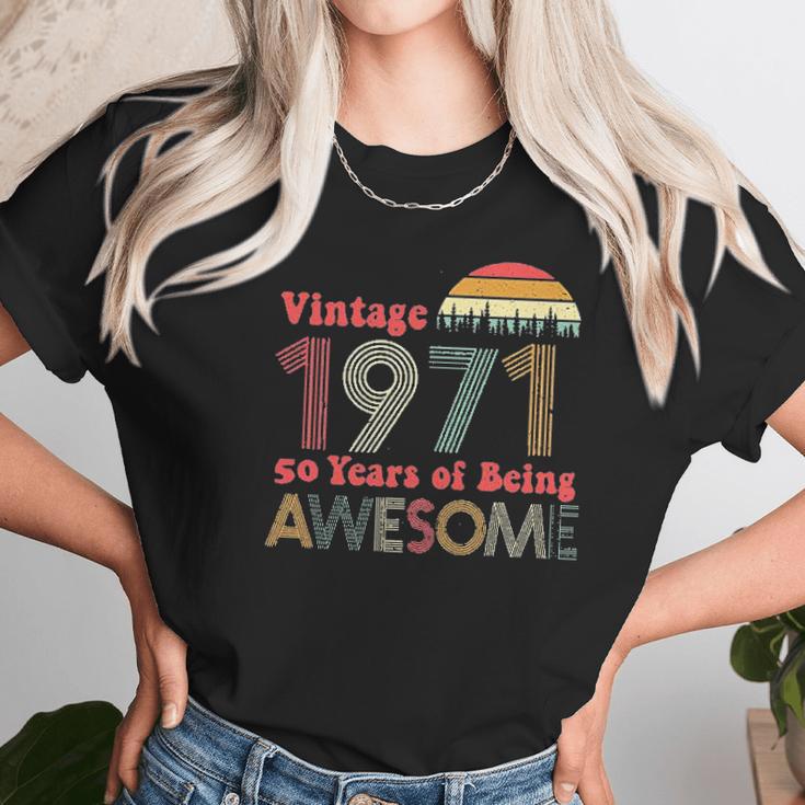 50Th Birthday Gifts For Women Vintage 1971 Women T-Shirt Gifts for Women