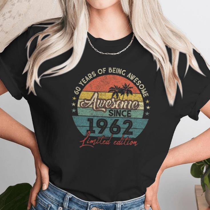 60 Years Of Being Awesome 60 Birthday Gifts 60 Years Old Women T-Shirt Gifts for Women