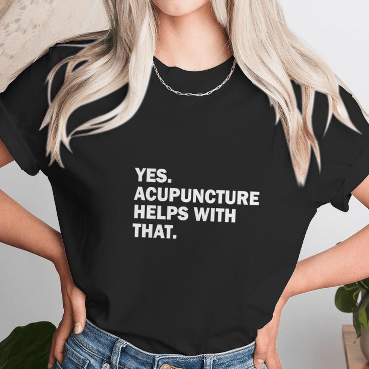 Womens Acupuncture Cute Shirt Women T-Shirt Gifts for Women