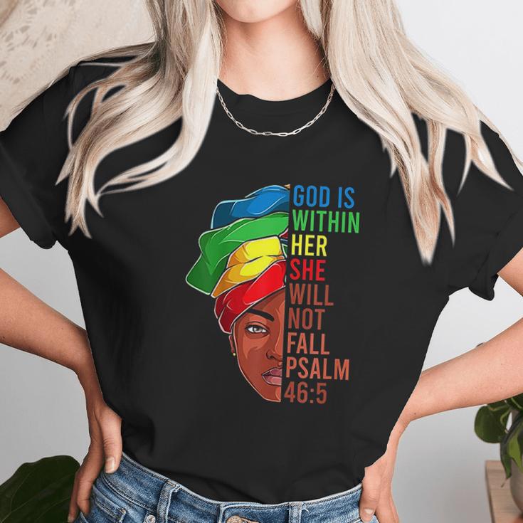 African American Apparel Jesus Christian Women T-Shirt Gifts for Women