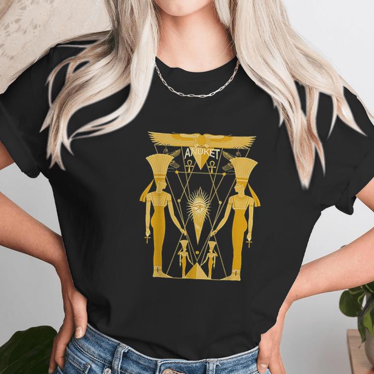 Ancient Egyptian Goddess Anuket Kemetic Women T-Shirt Gifts for Women