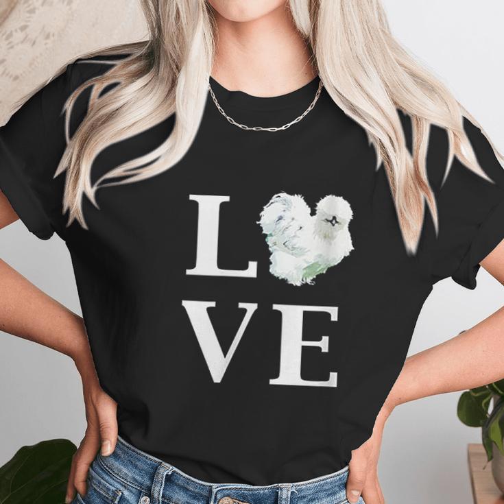 Backyard Silkie Chicken Love Women T-Shirt Gifts for Women