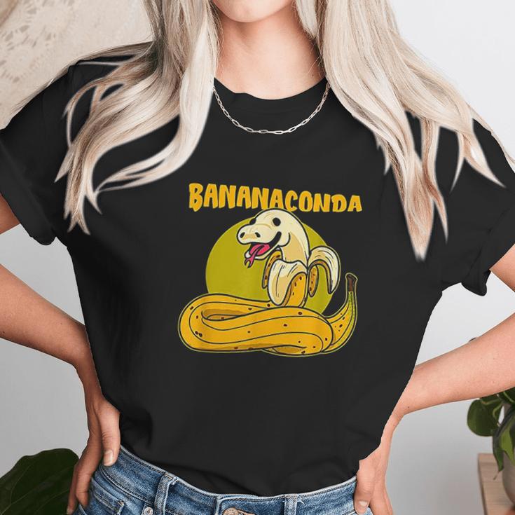 Bananaconda Anaconda Python Cute Snake With Banana Pyjama Women T-Shirt Gifts for Women