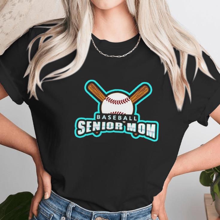 Baseball Senior Mom Mothers Day Women T-Shirt Gifts for Women