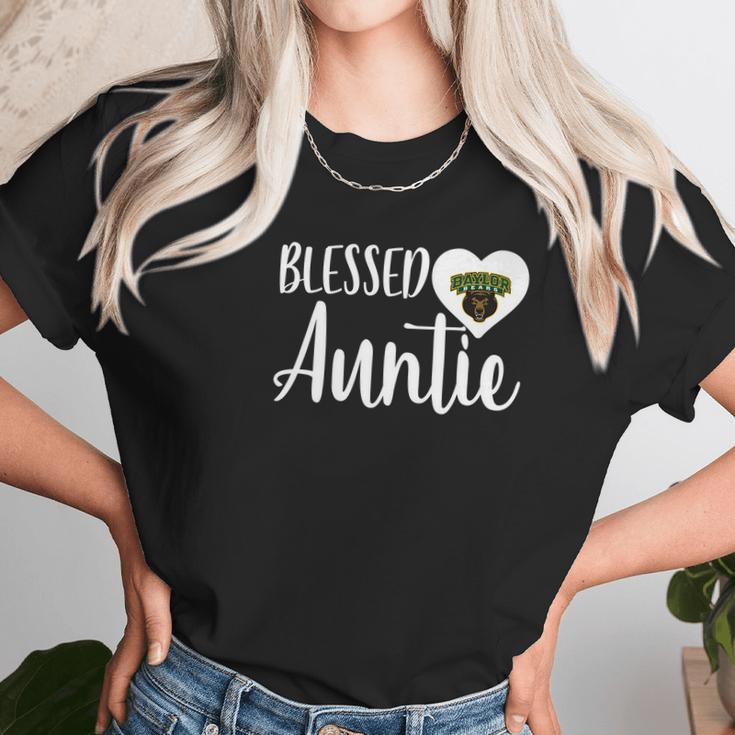 Baylor Bears Blessed Auntie Apparel Women T-Shirt Gifts for Women