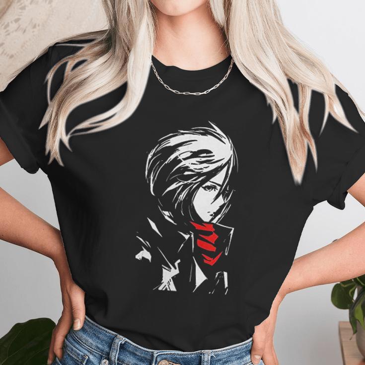 Beenle Anime Attack On Titan Mikasa Ackerman Women T-Shirt Gifts for Women