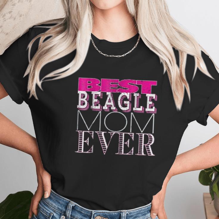 Best Beagle Mom Ever Beagle Dog Women T-Shirt Gifts for Women