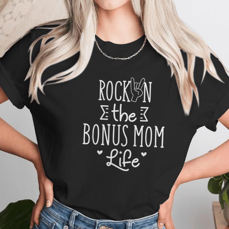 Bonus Mom Life Mothers Day Gift Women T-Shirt Gifts for Women