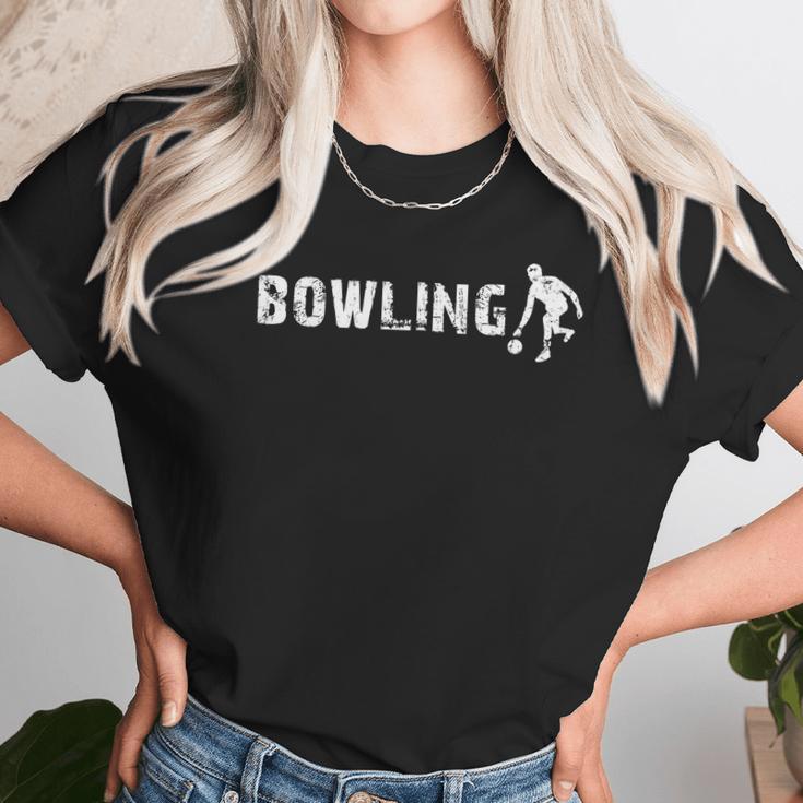 Bowling Logo Women T-Shirt Gifts for Women