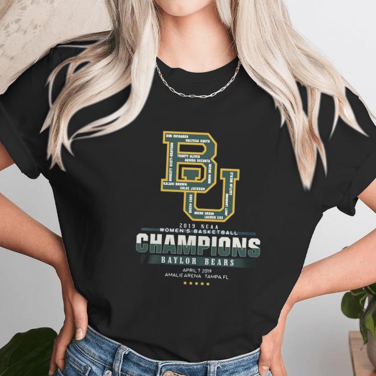 Bu Women’S Basketball Champions Baylor Bears Women T-Shirt Gifts for Women