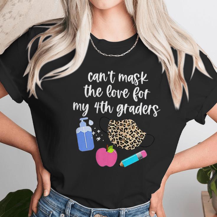 Cant The Love For My Fourth Graders Teacher 2020 Gift Women T-Shirt Gifts for Women