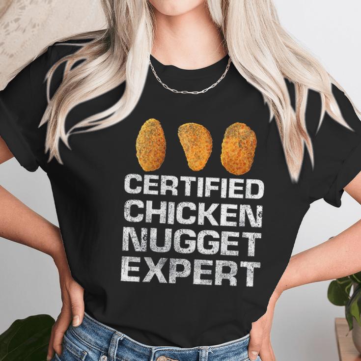 Certified Chicken Nugget Expert Funny Chicken Nugge Women T-Shirt Gifts for Women