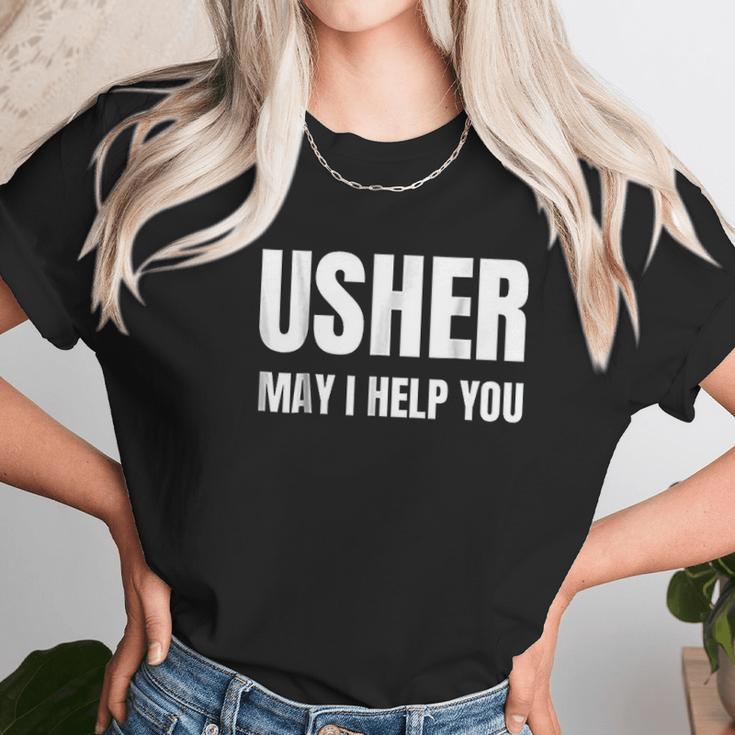 Christian Usher Church Gift Women T-Shirt Gifts for Women