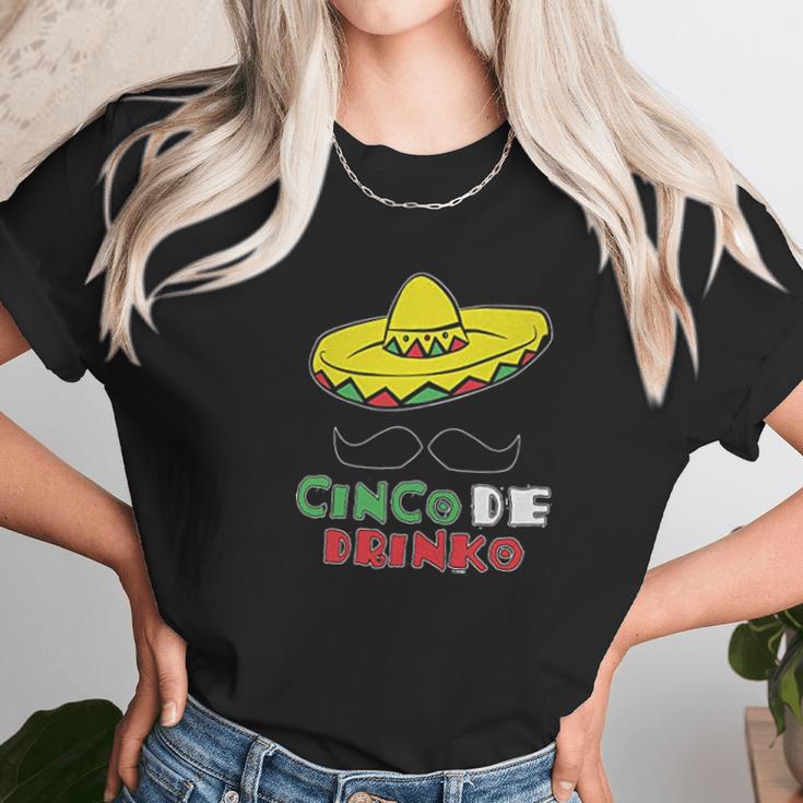 Cinco De Drinko Cinco De Mayo Tequila Women T-Shirt Gifts for Women