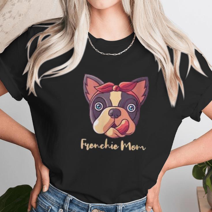 Cute Frenchi Mom French Bulldog Women T-Shirt Gifts for Women