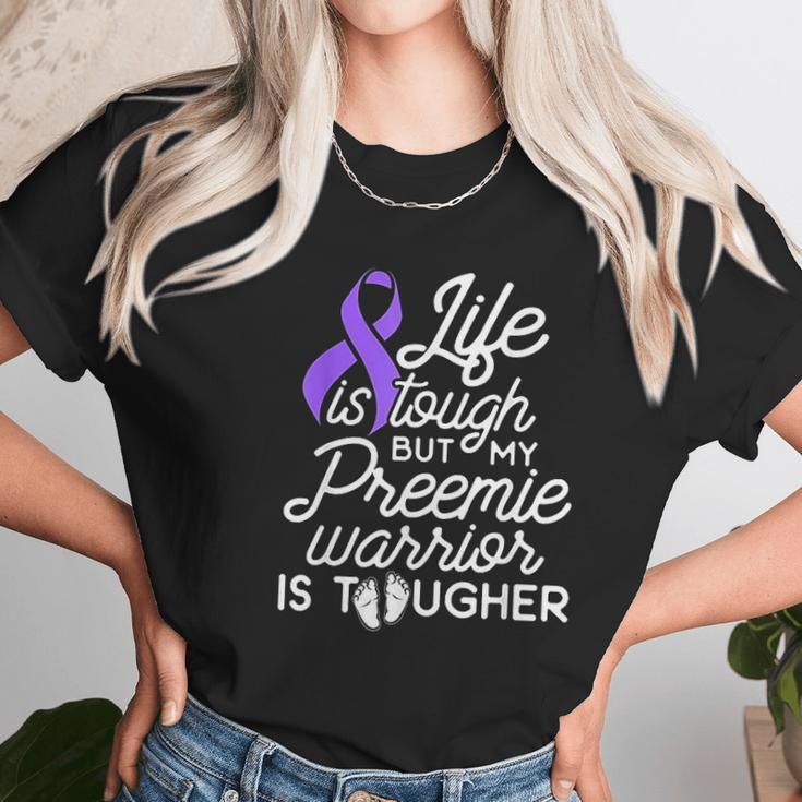 Daddy Mom Tough Premature Birth Women T-Shirt Gifts for Women