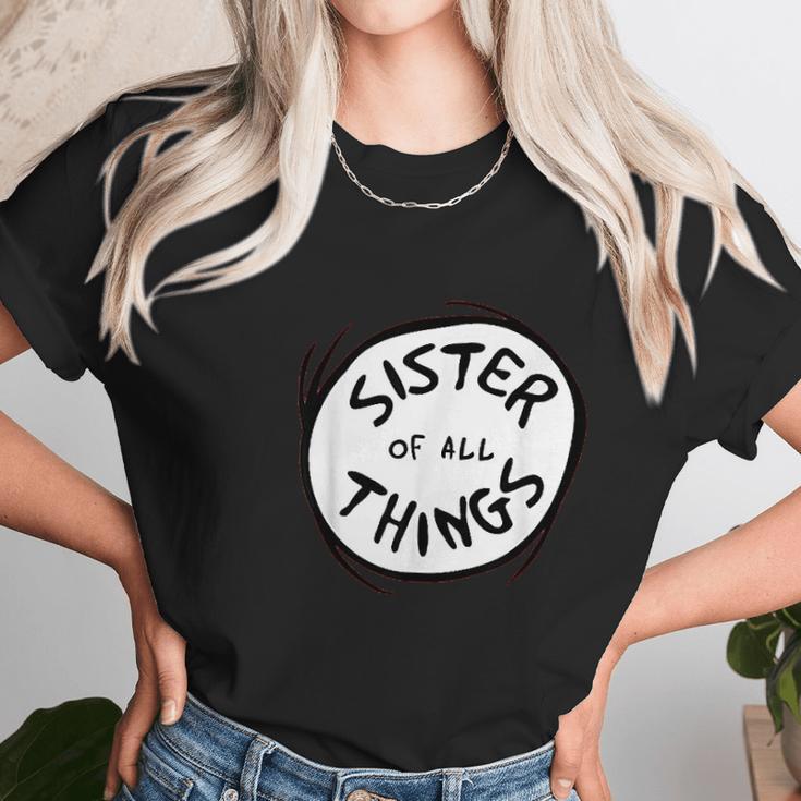 Dr Seuss Sister Of All Things Emblem Women T-Shirt Gifts for Women