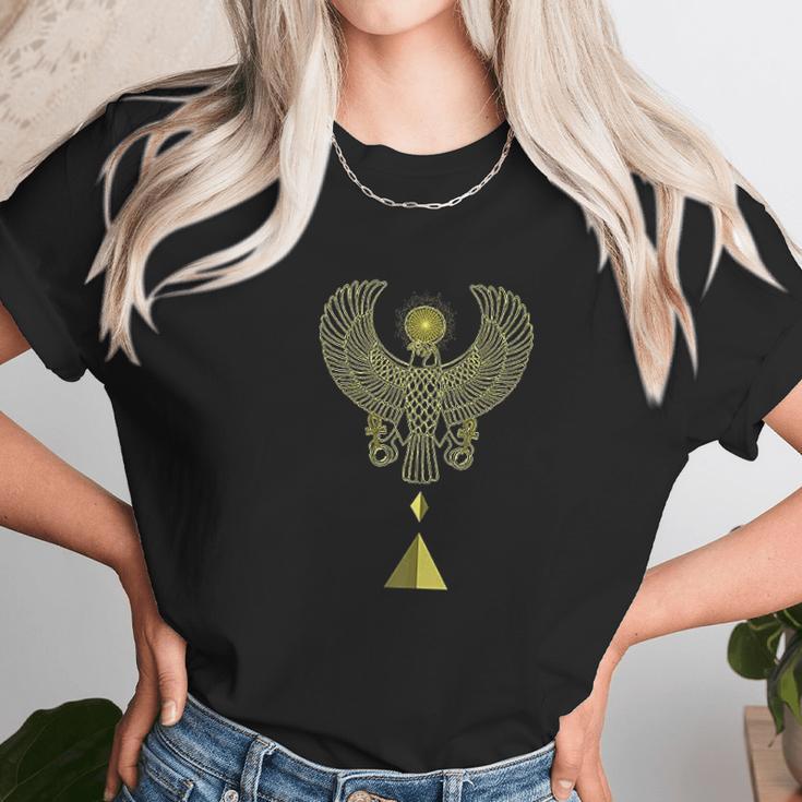 Egyptian Ancient Egypt God Golden Horus Women T-Shirt Gifts for Women