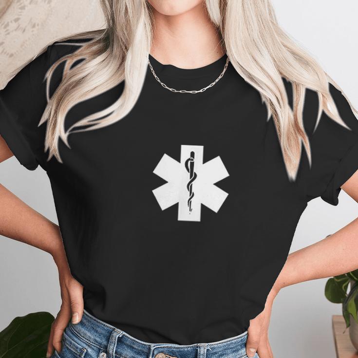 Ems Star Of Life Medevac Medic Nurse Emt Rescue Services Women T-Shirt Gifts for Women