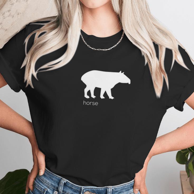 Exmormon Tapir Horse Funny Subtle Exmo Mo No Mo Tee Women T-Shirt Gifts for Women