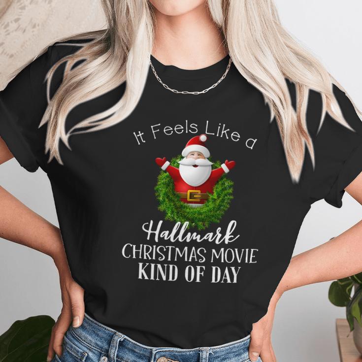 It Feels Like A Hallmark Movies Christmas Women T-Shirt Gifts for Women