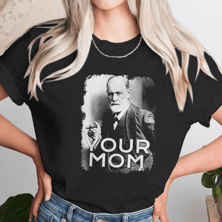 Freud Your Mom Gift Psychoanalysis Women T-Shirt Gifts for Women