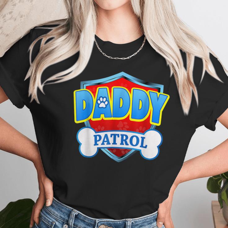 Funny Daddy Patrol - Dog Mom Dad For Men Women Men Women T-Shirt Graphic Print Casual Unisex Tee Women T-Shirt Gifts for Women