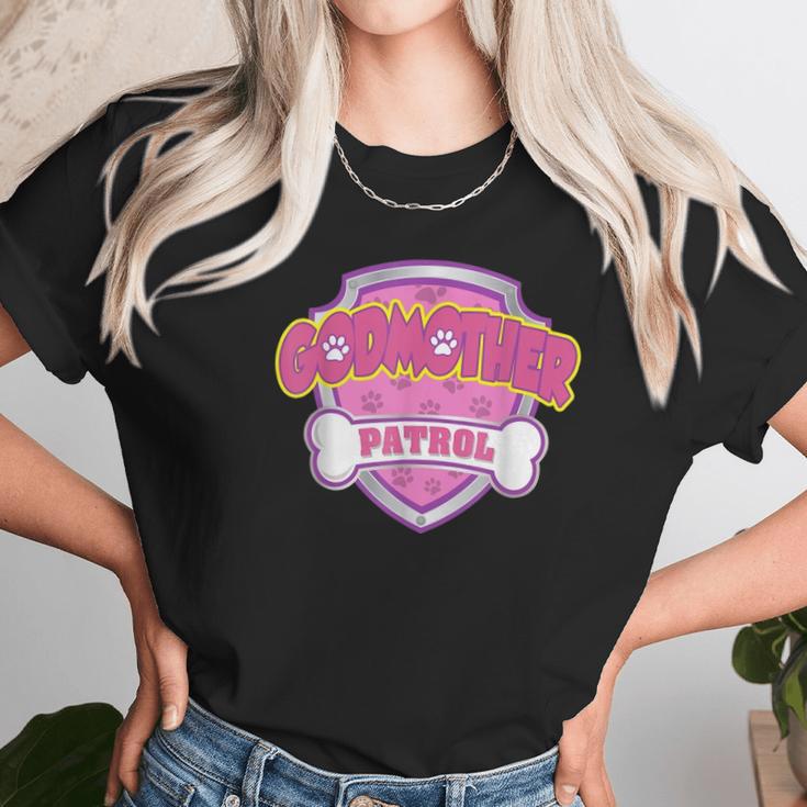 Funny Godmother Patrol - Dog Mom Dad Women T-Shirt Gifts for Women