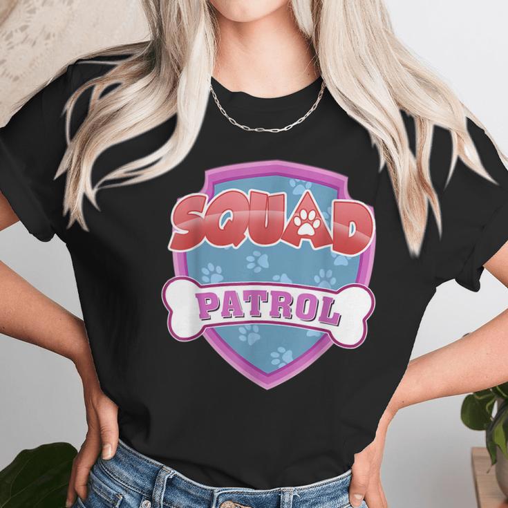 Funny Squad Patrol - Dog Mom Dad Women T-Shirt Gifts for Women