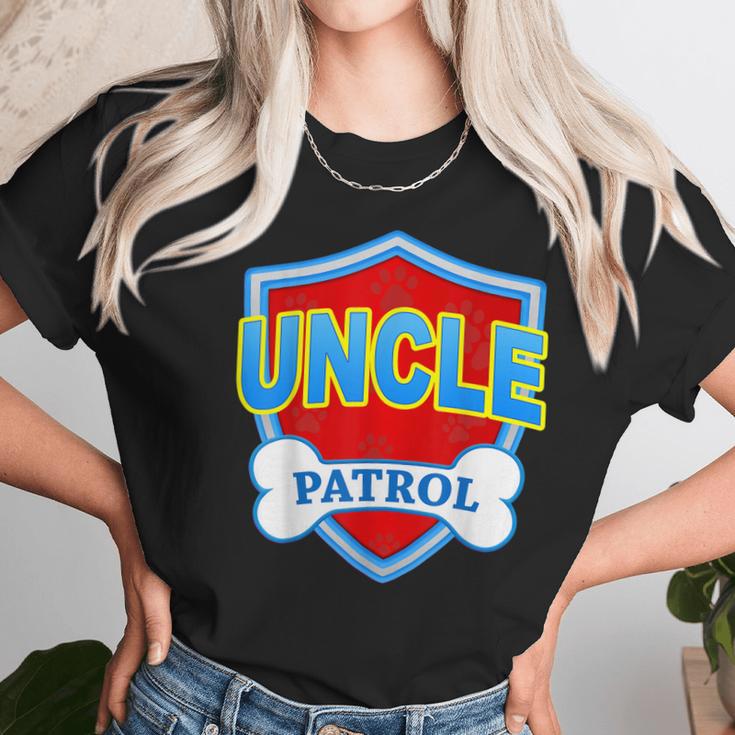 Funny Uncle Patrol - Dog Mom Dad For Men Women Women T-Shirt Gifts for Women