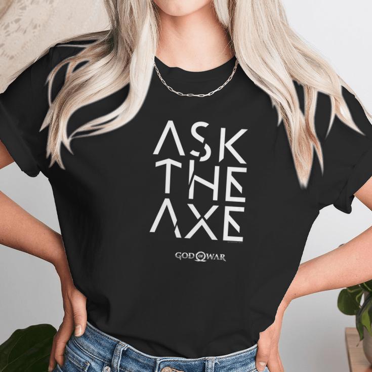 God Of War Ask The Axe Women T-Shirt Gifts for Women