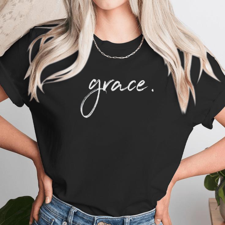 Grace Gods Amazing Grace Christian Verse Women T-Shirt Gifts for Women