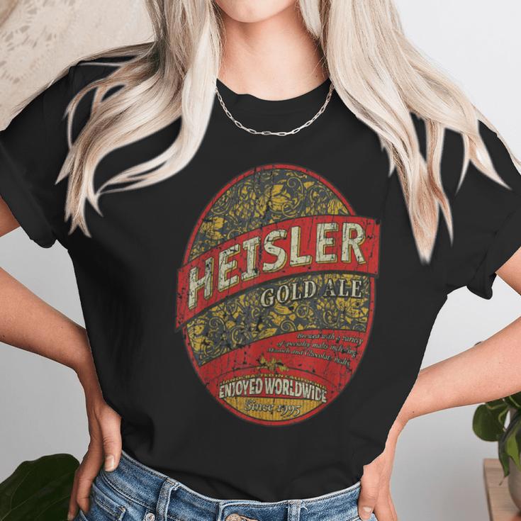 Heisler Gold Ale Beer 1995 Women T-Shirt Gifts for Women