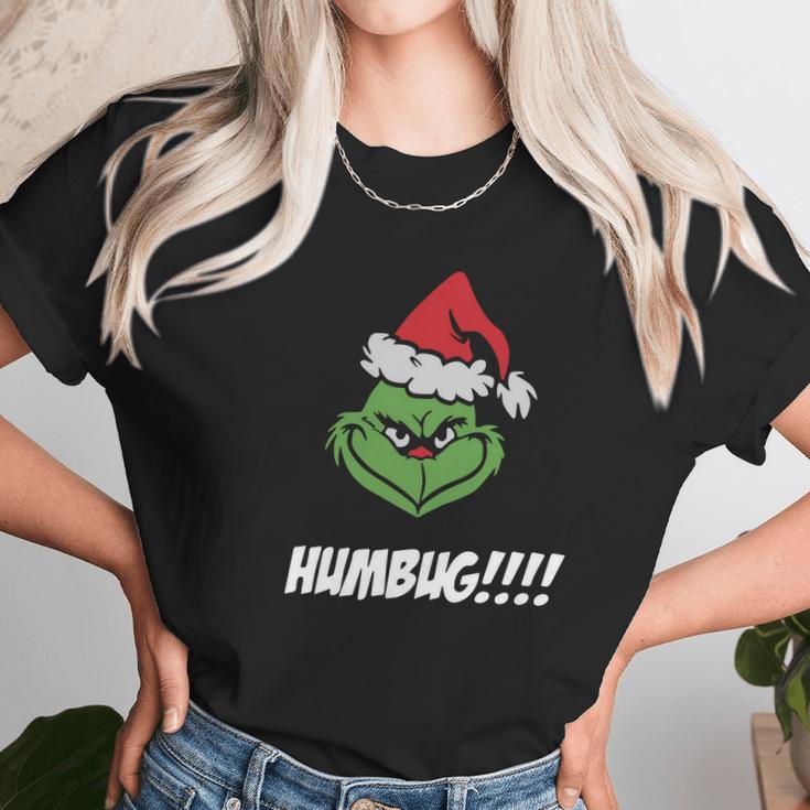 Humbug Grinch Christmas Women T-Shirt Gifts for Women