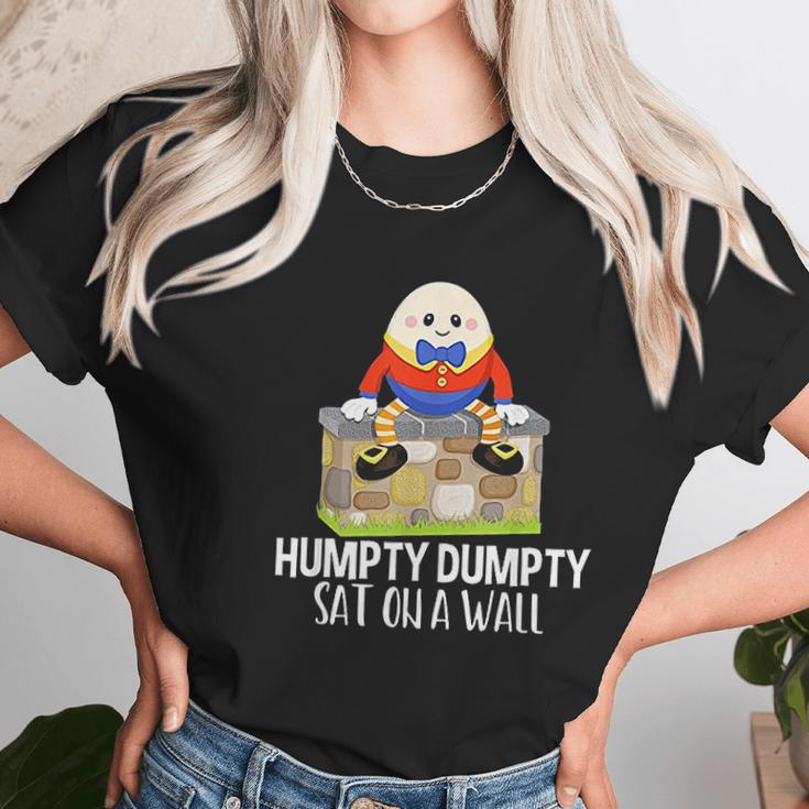 Humpty Dumpty Kids Nursery Rhyme Women T-Shirt Gifts for Women