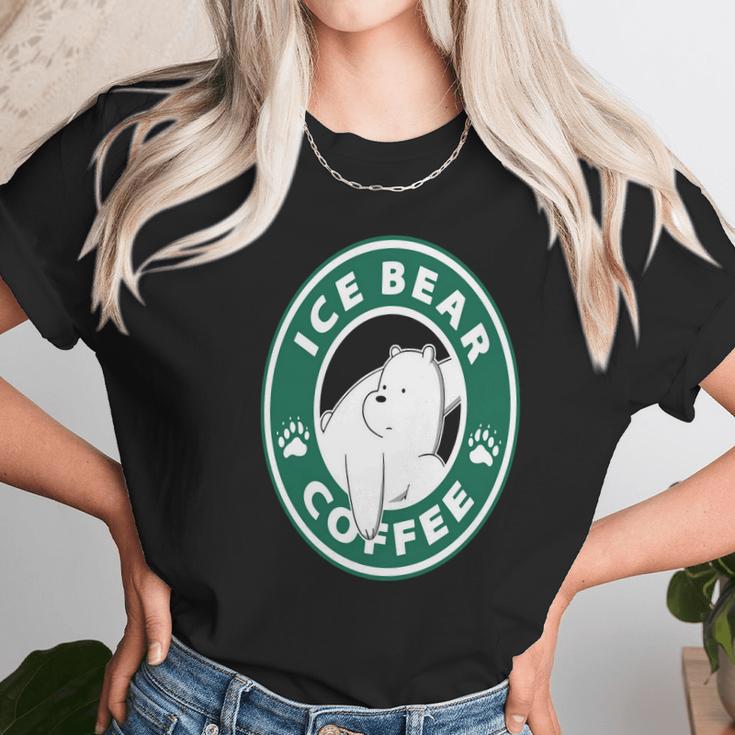 Ice Bear Coffee Women T-Shirt Gifts for Women