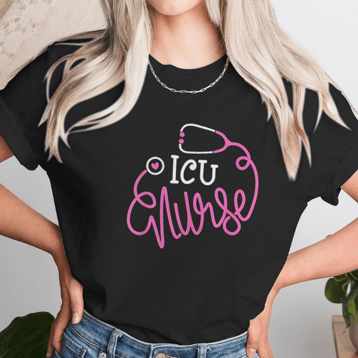 Icu Nurse Funny Intensive Care Unit Nurse Gift Women T-Shirt Gifts for Women