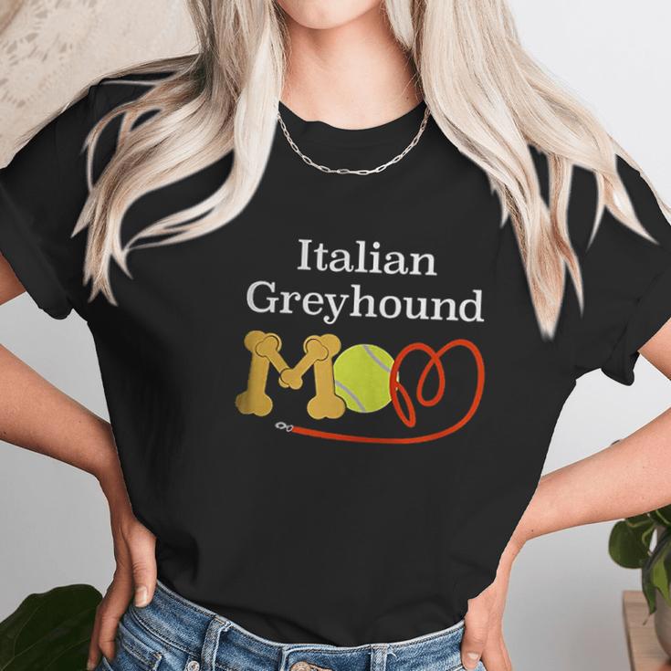 Italian Greyhound Mom Dog Breed Women T-Shirt Gifts for Women