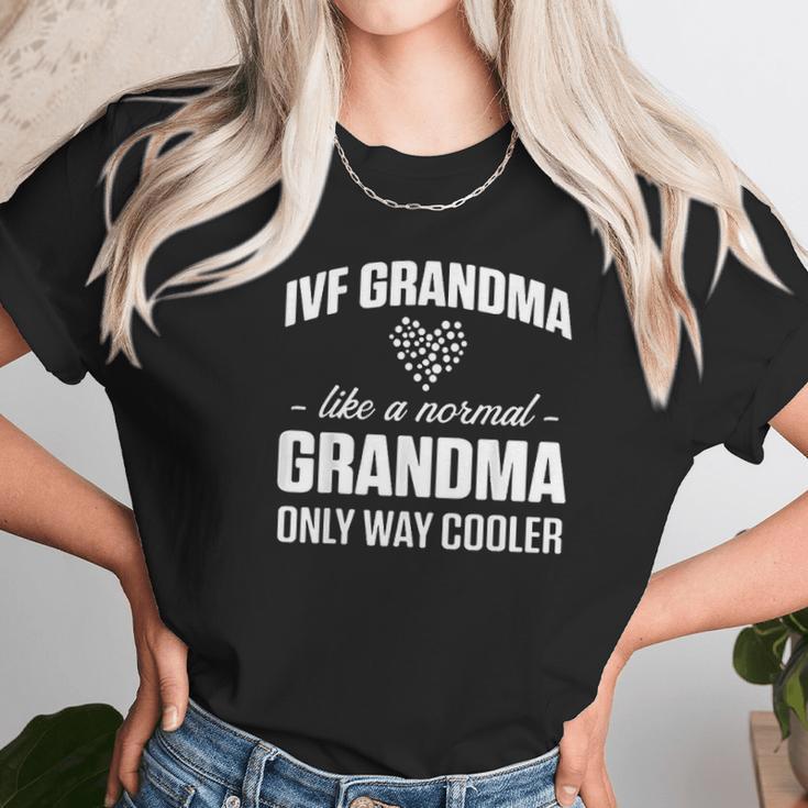 Ivf Gift Warrior Grandma Cool Women T-Shirt Gifts for Women