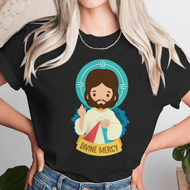 Jesus Divine Mercy Cute Women T-Shirt Gifts for Women