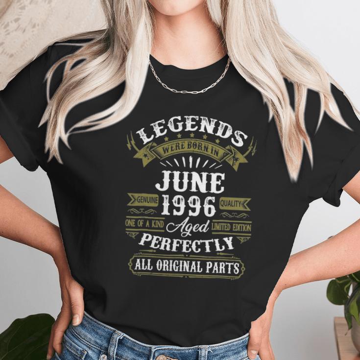 June 1996 25Th Birthday Gift 25 Years Old Men Women Women T-Shirt Gifts for Women