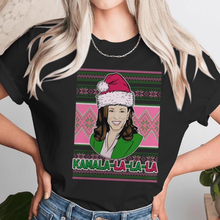 Kamala La La La Aka Ugly Christmas Sweater Women T-Shirt Gifts for Women