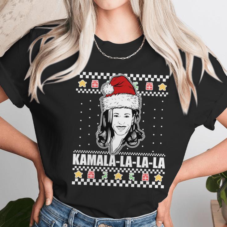 Kamala La La La Ugly Christmas Sweater Women T-Shirt Gifts for Women