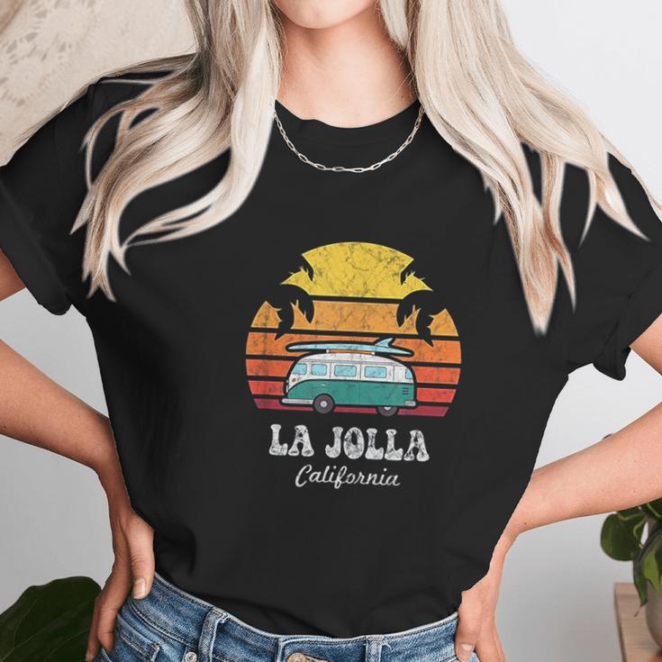 La Jolla Souvenir Retro California Men Women Kids Clothing Women T-Shirt Gifts for Women