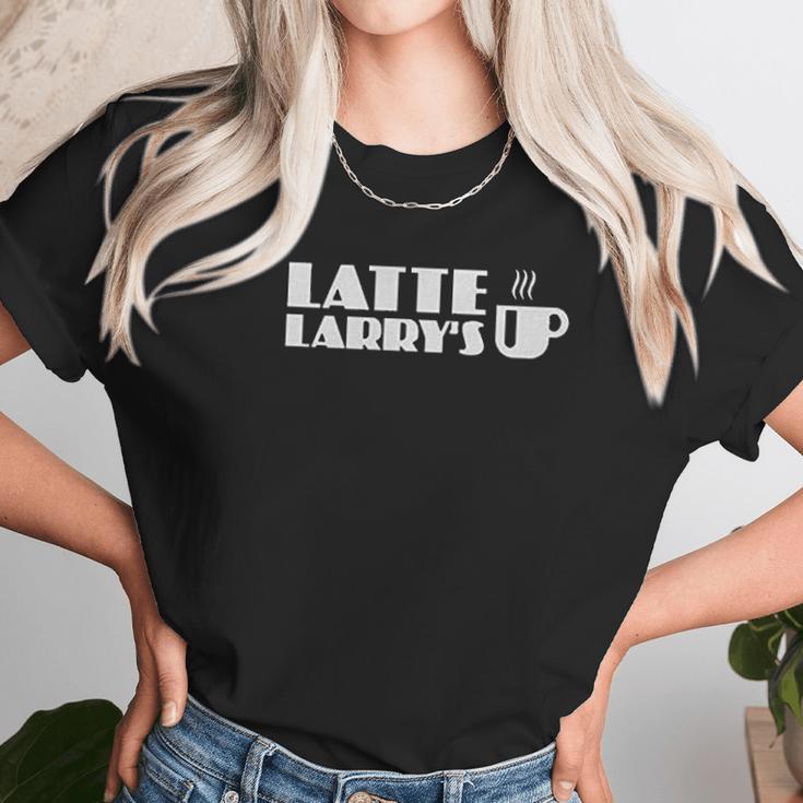 Latte Larrys Coffee Women T-Shirt Gifts for Women