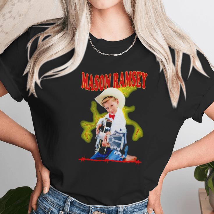 Mason Ramsey Playing Guitar Gift Men Women T-Shirt Graphic Print Casual Unisex Tee Women T-Shirt Gifts for Women