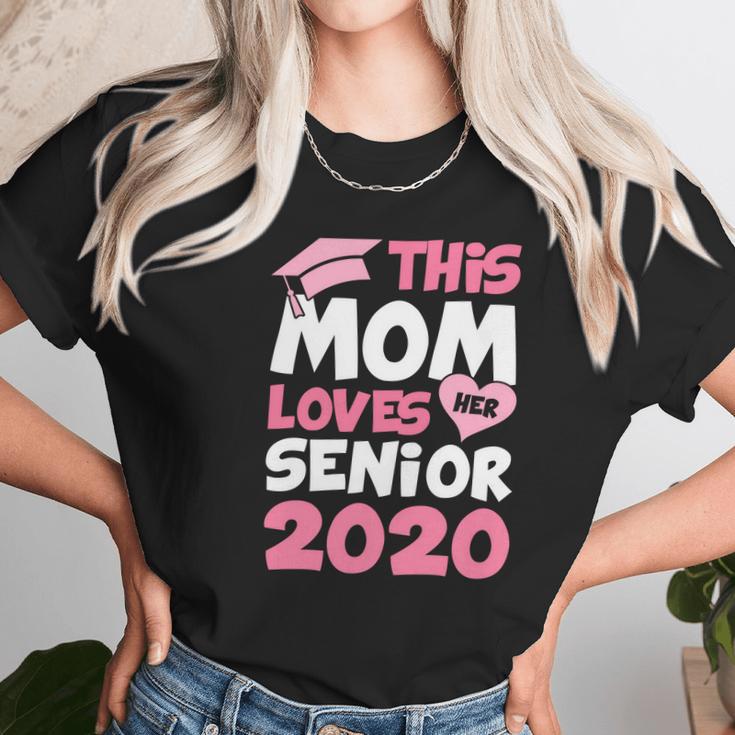 This Mom Lovers Her Senior 2020 Women T-Shirt Gifts for Women