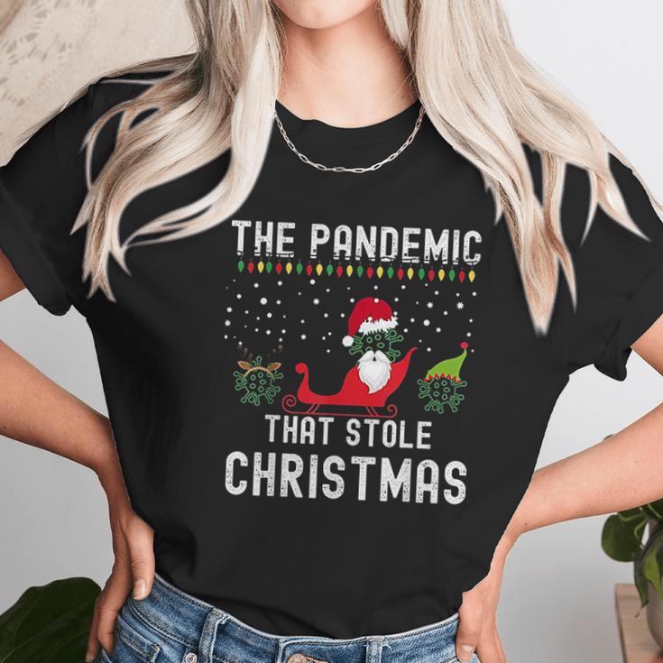 Pandemic That Stole Christmas Women T-Shirt Gifts for Women